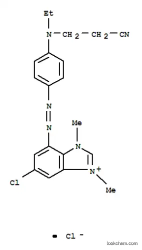 6-クロロ-4-[[4-[(2-シアノエチル)エチルアミノ]フェニル]アゾ]-1,3-ジメチル-1H-ベンゾイミダゾール-3-イウム?クロリド