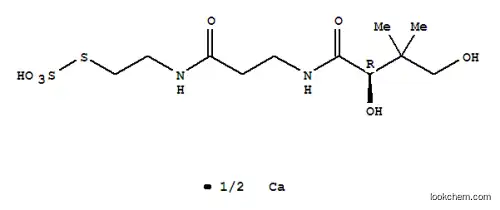 티오황산(H2S2O3), S-2-3-(2R)-2,4-디히드록시-3,3-디메틸-1-옥소부틸아미노-1-옥소프로필아미노에틸 에스테르, 칼슘염(2:1)