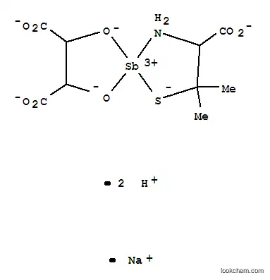 안티 모 네이트 (3-), (2,3- 디 히드 록시 부탄 디오 아토 (4-)-O2, O3) (3- 메르 캅토 -L- 발이나 토 (2-)-N, S)-, 나트륨 디 히드로 겐, (T-4- ( R- (R *, R *)))-