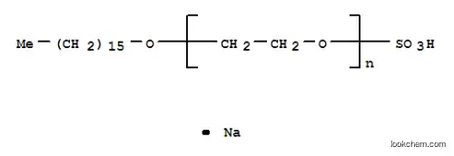 폴리트(옥시-1,2-에탄디일), 알파.-설포-오메가.-(헥사데실옥시)-, 나트륨 염