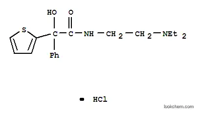 2-티오펜아세트아미드, N-(2-디에틸아미노에틸)-알파-히드록시-알파-페닐-, 염산염