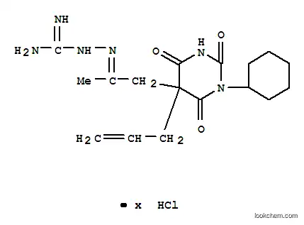 바르비투르산, 5-아세토닐-5-알릴-1-시클로헥실-, 5-아미디노히드라존, 염산염