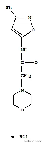 2- 모르 폴린 -4- 일 -N- (3- 페닐 옥사 졸 -5- 일) 아세트 아미드 염산염