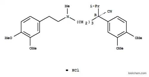 (αR)-α-[3-[[2-(3,4-ジメトキシフェニル)エチル](メチル)アミノ]プロピル]-3,4-ジメトキシ-α-(1-メチルエチル)ベンゼンアセトニトリル?塩酸塩