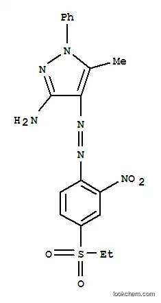 4-[[4-(エチルスルホニル)-2-ニトロフェニル]アゾ]-5-メチル-1-フェニル-1H-ピラゾール-3-アミン