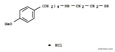 에탄티올, 2-(4-(p-메톡시페닐)부틸)아미노-, 염산염