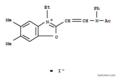 2-[2-(アセチルフェニルアミノ)エテニル]-3-エチル-5,6-ジメチルベンゾオキサゾール-3-イウム?ヨージド