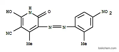 3-シアノ-6-ヒドロキシ-4-メチル-5-(2-メチル-4-ニトロフェニルアゾ)-2(1H)-ピリドン