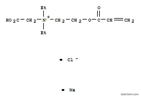 [2-(아크릴로일옥시)에틸](카르복시메틸)디에틸암모늄 클로라이드, 나트륨염