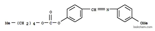 炭酸4-[[(4-メトキシフェニル)イミノ]メチル]フェニル=ペンチル