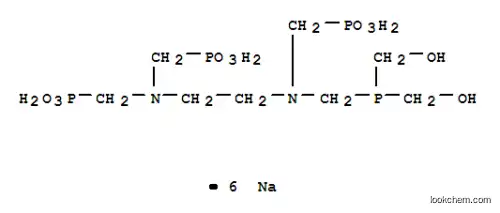 육나트륨 [[[2-[[[비스(히드록시메틸)포스피노]메틸](포스포나토메틸)아미노]에틸]이미노]비스(메틸렌)]비스포스포네이트
