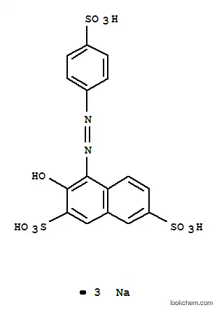 트리 소듐 3- 하이드 록시 -4-[(4- 설포 나토 페닐) 아조] 나프탈렌 -2,7- 디 설포 네이트