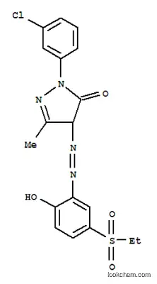 2-(3-クロロフェニル)-4-[[5-(エチルスルホニル)-2-ヒドロキシフェニル]アゾ]-2,4-ジヒドロ-5-メチル-3H-ピラゾール-3-オン