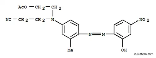 3-[(2-アセトキシエチル)[4-[(2-ヒドロキシ-4-ニトロフェニル)アゾ]-3-メチルフェニル]アミノ]プロパンニトリル