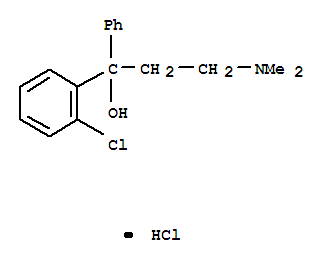2-CHLORO-ALPHA-[2-DIMETHYLAMINOETHYL]BENZHYDROLHYDROCHLORIDE