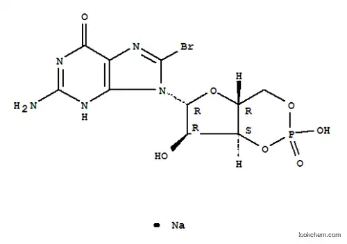 8-브로모구아노신 3′,5′-(사이클릭) 모노포스페이트나트륨 염 N-하이드레이트