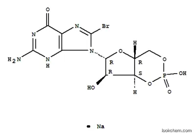 8-브로모구아노신 3′,5′-(사이클릭) 모노포스페이트나트륨 염 N-하이드레이트