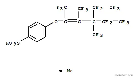 4-[[4,4,5,5,5-ペンタフルオロ-3-(ペンタフルオロエチル)-1,2,3-トリス(トリフルオロメチル)-1-ペンテニル]オキシ]ベンゼンスルホン酸ナトリウム