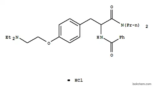 N-[2-[4-(2-디에틸아미노에톡시)페닐]-1-(디프로필카르바모일)에틸]벤자미드 염산염
