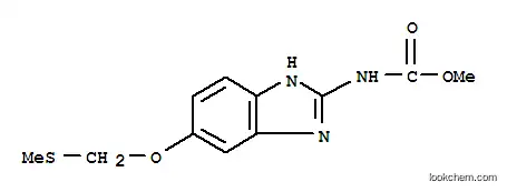 카르밤산, (5-((메틸티오)메톡시)-1H-벤즈이미다졸-2-일)-, 메틸 에스테르
