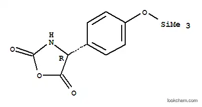 (R)-4α-[4-[(トリメチルシリル)オキシ]フェニル]-2,5-オキサゾリジンジオン