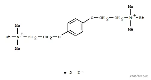 에틸-[2-[4-[2-(에틸-디메틸-암모니오)에톡시]페녹시]에틸]-디메틸-아자늄 디아이오다이드