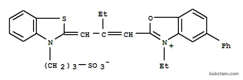 3-エチル-2-[2-[[3-(3-スルホナトプロピル)ベンゾチアゾール-2(3H)-イリデン]メチル]-1-ブテニル]-5-フェニルベンゾオキサゾール-3-イウム