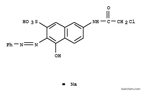 나트륨 7-[(클로로아세틸)아미노]-4-히드록시-3-(페닐아조)나프탈렌-2-술포네이트