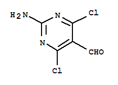 2-Amino-4,6-dichloro-pyrimidine-5-carbaldehyde