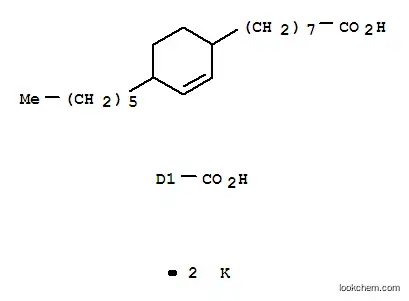 2-시클로헥센-1-옥탄산, 5(또는 6)-카르복시-4-헥실-, 이칼륨 염