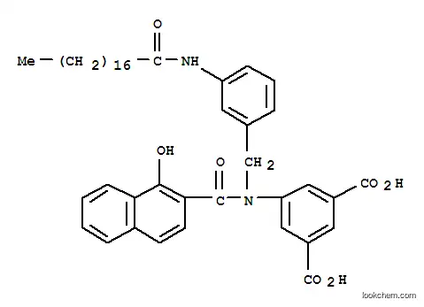 5-[1-ヒドロキシ-2-ナフタレニルカルボニル[3-(1-オキソオクタデシルアミノ)フェニルメチル]アミノ]イソフタル酸