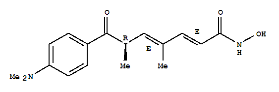 TrichostatinA(TSA);(R,2E,4E)-6-(4-(dimethylamino)benzoyl)-N-hydroxy-4-methylhepta-2,4-dienamide