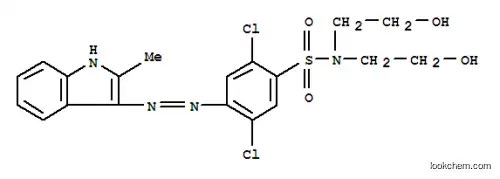2,5-ジクロロ-N,N-ビス(2-ヒドロキシエチル)-4-[(2-メチル-1H-インドール-3-イル)アゾ]ベンゼンスルホンアミド