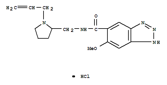 AlizaprideHCl;1H-Benzotriazole-5-carboxamide,6-methoxy-N-[[1-(2-propen-1-yl)-2-pyrrolidinyl]methyl]-,hydrochloride(1:1)
