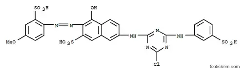 7-[[4-クロロ-6-[(3-スルホフェニル)アミノ]-1,3,5-トリアジン-2-イル]アミノ]-4-ヒドロキシ-3-[(4-メトキシ-2-スルホフェニル)アゾ]-2-ナフタレンスルホン酸