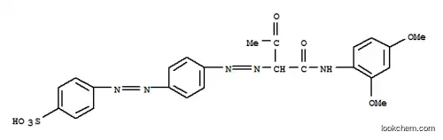 4-[[4-[[1-[[(2,4-ジメトキシフェニル)アミノ]カルボニル]-2-オキソプロピル]アゾ]フェニル]アゾ]ベンゼンスルホン酸