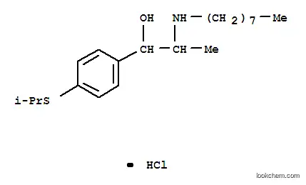 4-[이소프로필티오]-알파-[1-(옥틸아미노)에틸]벤질 알코올 염산염