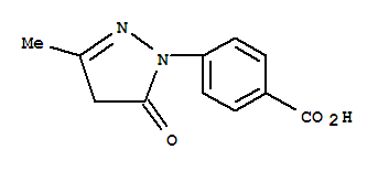 4-(3-Methyl-5-oxo-2-pyrazolin-1-yl)benzoicacid