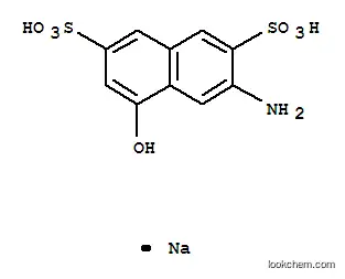 ナトリウム=水素=3-アミノ-5-ヒドロキシ-2,7-ナフタレンジスルホナート