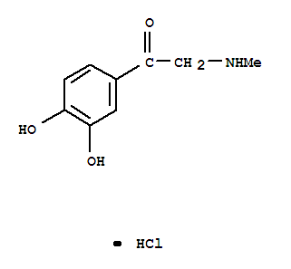 AdrenaloneHCl;Ethanone,1-(3,4-dihydroxyphenyl)-2-(methylamino)-,hydrochloride(1:1)