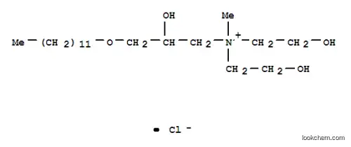 3-(ドデシルオキシ)-2-ヒドロキシ-N,N-ビス(2-ヒドロキシエチル)-N-メチル-1-プロパンアミニウム?クロリド