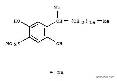 나트륨 2,5-디히드록시-4-(1-메틸헵타데실)벤젠술포네이트