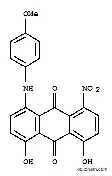1,8-ジヒドロキシ-4-[(4-メトキシフェニル)アミノ]-5-ニトロ-9,10-アントラセンジオン