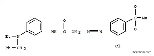 2-[[2-클로로-4-(메틸술포닐)페닐]아조]-N-[3-[에틸(페닐메틸)아미노]페닐]아세트아미드
