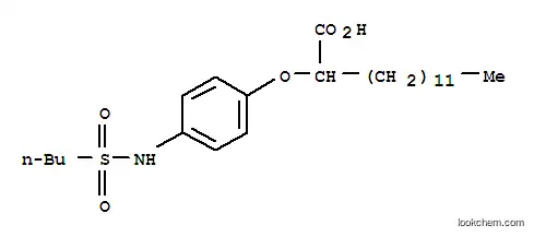 2-[4-[(부틸설포닐)아미노]페녹시]테트라데칸산
