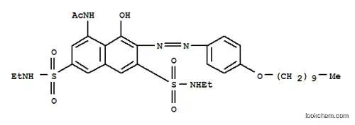 N-[7-[[4-(デシルオキシ)フェニル]アゾ]-3,6-ビス[(エチルアミノ)スルホニル]-8-ヒドロキシ-1-ナフタレニル]アセトアミド