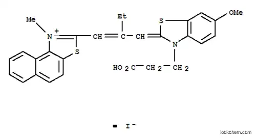 2-[2-[[3-(2-カルボキシエチル)-6-メトキシベンゾチアゾール-2(3H)-イリデン]メチル]-1-ブテニル]-1-メチルナフト[1,2-d]チアゾール-1-イウム?ヨージド