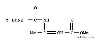 メチル 3-[(tert-ブチルカルバモイル)アミノ]ブタ-2-エノアート
