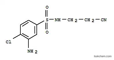 3-아미노-4-클로로-N-(2-시아노에틸)-벤젠 설포나미드, 98
