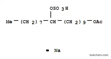 나트륨 10-아세톡시-1-옥틸데실 황산염